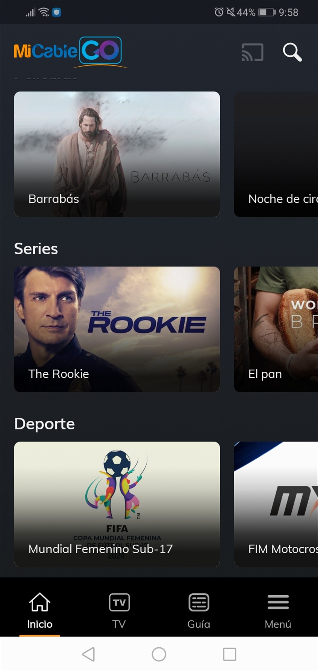 Películas y series Mi Cable GO