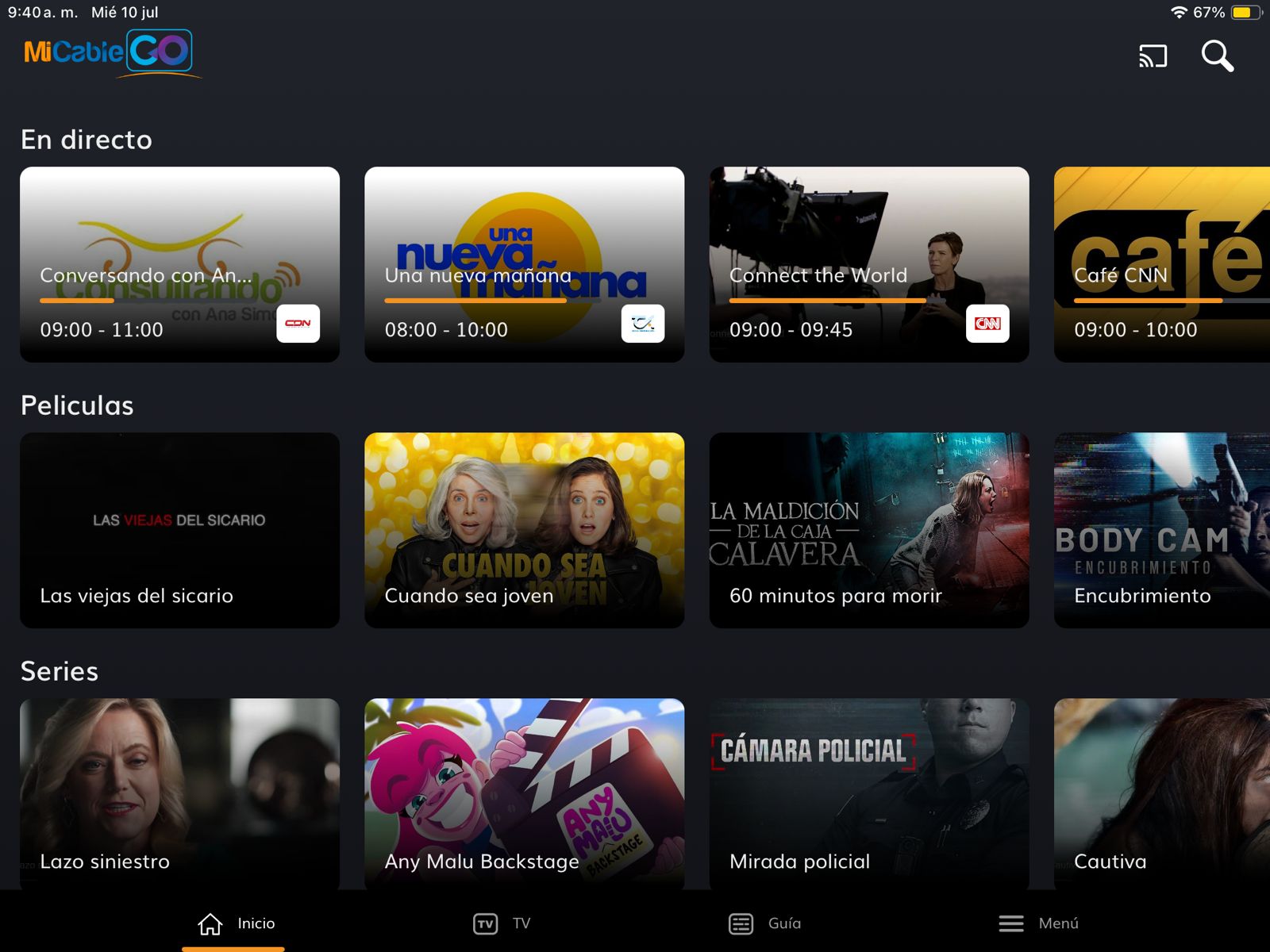 Inicio Mi Cable GO